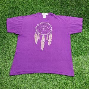 Vintage 1994 Dreamcatcher Shirt XL 23x27 Purple USA